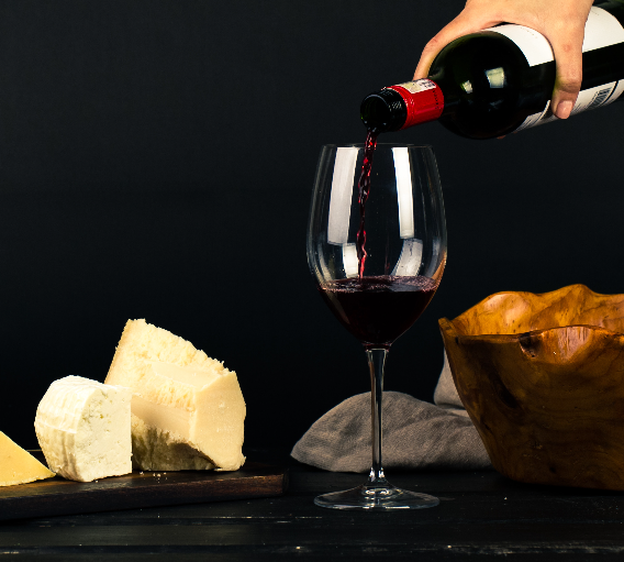 wine and cheese - things to do on a rainy day in Balllito